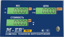 Пленочная панель передняя 223 АС LCD во Владивостоке