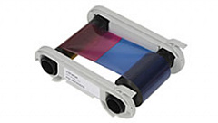 Полноцветная лента  (YMCKOK) для двусторонней печати на 200 оттисков с чистящим роликом во Владивостоке